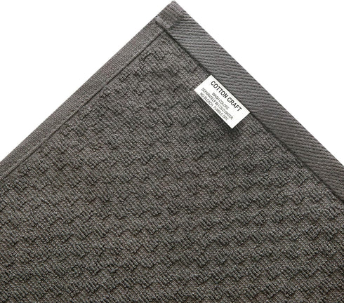 Set 8 100% Set 16x28 COTTON CRAFT Amazing Kitchen Towels - of Terry Towel - Cotton Euro Caf Waffle Weave Dish Towel