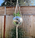 8" (8" Hanging Disco Ball Planter - with Acrylic Stand and Macrame Plant Hanger - Home Dcor, Room Dcor, Patio or Boho