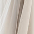 90% 84 inch Grommet 37" Wx84 Lx2 Bujasso Beige Blackout Curtains with Sheer Overlay Mix and Match Double Layer Thermal