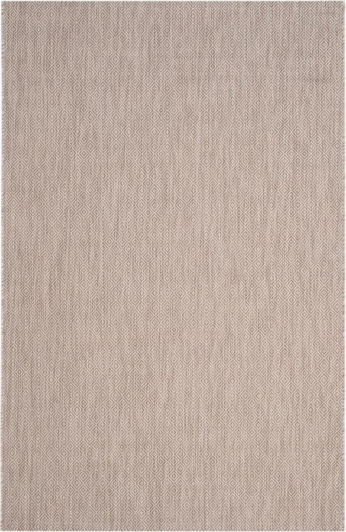 SAFAVIEH Courtyard Collection 2'7" x 5' Indoor-Outdoor Area Rug | Beige / Beige CY8520 | Waterproof Easy-Cleaning