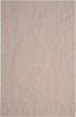 SAFAVIEH Courtyard Collection 2'7" x 5' Indoor-Outdoor Area Rug | Beige / Beige CY8520 | Waterproof Easy-Cleaning
