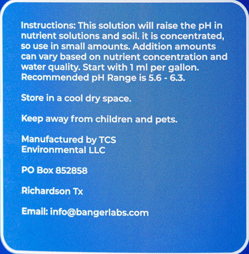 (1 Premium pH Up Solution - Corrects pH Imbalances, Maximizes Nutrient Absorption, Prevents Sickly Plants | Plant pH