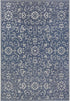 Couristan Monte Carlo Summer Vines Area Rug 2' x 3'7", Navy-Ivory