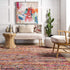 nuLOOM Rochell Hand Woven Chevron Accent Rug, 2x3, Magenta
