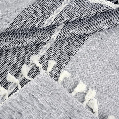 36 36 inch, Gray Square Tablecloth x Spring Rustic Farmhouse Grey Table Cloth, Small Linen Table Cover for Round Coffee