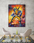 Uhomate Superhero X-Man Wolverine Wall Decor Vincent Van Gogh Starry Night Posters Home Canvas Art Print (8X10)