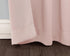 Sun Zero Easton Energy Saving Blackout Curtain Panel, 40" x 63", Blush Pink