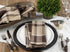 100% Cotton Plaid Design Table Napkins - Set of 4