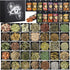 Tikem Kitch HNSHAG 50 Pack Herbs for Witchcraft, Mixed Dried Flowers Kit for Magic