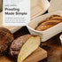 Frieling Proofing Basket, Brotform Bread Rising Banneton, Rectangle, 12-Inch by 5.5-Inch, Serving Basket