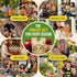 7 Pack 480+ Packets, Organo Republic Melon & Watermelon Seeds Variety Non-GMO Heirloom Fruit Seeds for Planting Fruits