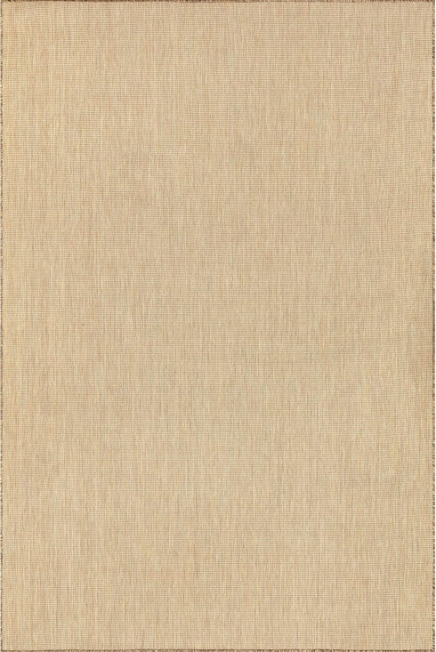 nuLOOM 2' x 3' Nakia Natural Outdoor Performance Area Rug, Stain Resistant, Weather Resistant for High Traffic Areas