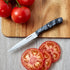 Sabatier Triple Riveted Serrated Utility Knife, 5-Inch, High-Carbon Stainless Steel Kitchen Knife, Black