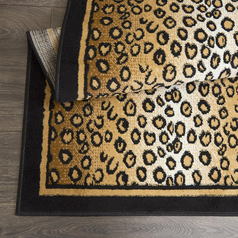 Home Dynamix Zone Daliah Area Rug, 21"x35", Graphic/Print Ebony