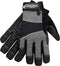 West County Men's Gloves – Large, Charcoal, Work Gloves with Adjustable Cuff