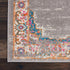 Nourison Passion Grey Area Rug, 22" x 34", Boho Traditional, Easy-Cleaning, Non-Shedding, Bedroom Living Room