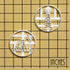 Set of 2 Cookie Cutters, Designs: Oil Derrick & Pump Jack, 2 Pieces - Bakerlogy