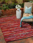 Cotton Multi Chindi Hand Woven Rugs 24x36 inch, Multi Color, Indoor/Outdoor, 2'x3', Machine Washable for Living Room