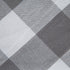 DII Buffalo Check Collection Classic Farmhouse Tablecloth, Gray & White Table Topper, 40x40