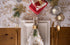 DII Holiday Dining Table Linen - Metallic Fabric Christmas Table Runner, 14x108, Gold Holly Leaves