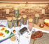 Set, Sets Glass Spice Jars with Label Bamboo Lids & Funnel - Kitchen Airtight Storage Jars with Lids - Spices