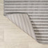 3x5, (SCN102D-3) JONATHAN Y Aarhus High-Low Striped Indoor/Outdoor Area Rug Gray/Ivory, Minimalist Geometric, Classic