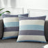 AmHoo Pack of 2 Farmhouse Stripe Check Throw Pillow Covers, Cotton Linen Decorative Pillowcases for Couch 20x20Inch
