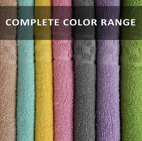 7-Pack 30" 54" 100% ZUPERIA Bath Towels - x - Ultra Soft Cotton Large Bath Towels- Highly Absorbent for Bathroom, Pool