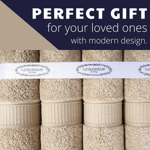 4 13 13 Set Piece Soft Turkish Cotton Washcloths for Bathroom, Kitchen, Hotel, Spa, Gym & College Dorm | Absorbent