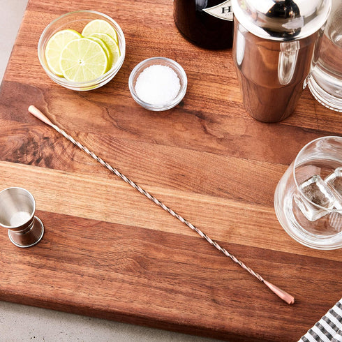 Barfly Double End Bar Spoon Stirrer 13 3/16" (33.5 cm), Antique Copper