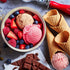 BALCI Premium Ice Cream Containers (2 Pack - 1 Quart Each), Freezer Storage Tubs with Lids for Ice Cream, Sorbet,