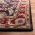 SAFAVIEH Heritage Collection Runner Rug, 2'3" x 8', Handmade Traditional Oriental Wool in Chocolate & Red, Ideal for