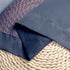 Sheer Window Valance Curtains, 42x14 Inches Light Filtering Valances with Small Rod Pockets, Navy Blue, 2PCS