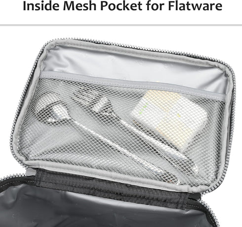Tirrinia Insulated Lunch Box for Men/Women, Leakproof Lunch Bag for School, Work, Kids, Soft Reusable Cooler