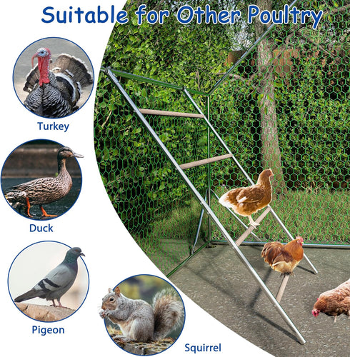 Large Chicken Perch for Coop, Roosting Bar for Hen Stand,Funny Chicken Toy for Chicken Coop Accessories