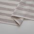Aquazolax 54 by 54 inch Linen Halloween Table Cloth, Square Striped Taupe Lines Design for Small Parties