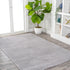 3x5, (SEU100K-3) JONATHAN Y Haze Solid Low-Pile Light Gray Indoor Area Rug Coastal,Bohemian,Minimalist,Classic