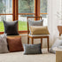 Home Brilliant 26x26 Pillow Cover, Decorative Supersoft Euro Sham Faux Fur Pillow Covers for Couch, Dark Grey