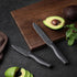 Marco Almond Kitchen Knife Set, KYA39 12-Piece Chef Knife Set, 6 Knives with 6 Blade Guards, Stainless Steel