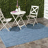 SAFAVIEH Courtyard Collection 2' x 3'7' Navy CY8520 Indoor/ Outdoor Patio Backyard Mudroom Accent Rug by Safavieh
