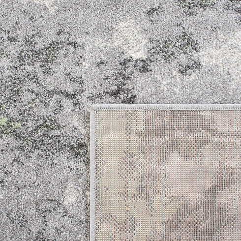 2'6" 4', (ADR134F) SAFAVIEH Adirondack Collection Accent Rug - x Green & Grey, Modern Abstract Design, Non-Shedding