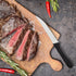 Steak Knives Serrated Set - Restaurant Quality, Stainless Steel, 4.25-Inch, Pointed Tip (12)