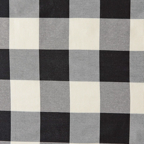 SKL Home Grandin Curtain Valance, Black/Natural, 58" x 13"